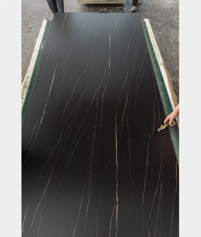 Outlet - NATUURSTEEN PANEEL: Black-gold – 280 x 120cm - Afbeelding 2