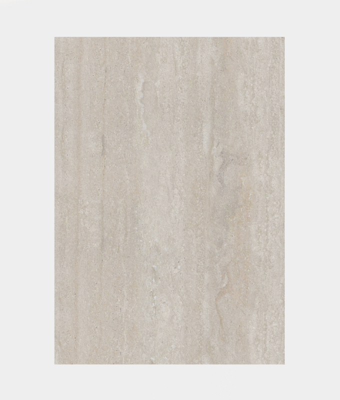 NATUURSTEEN PANEEL: Travertin licht grijs - 280 x 110 cm