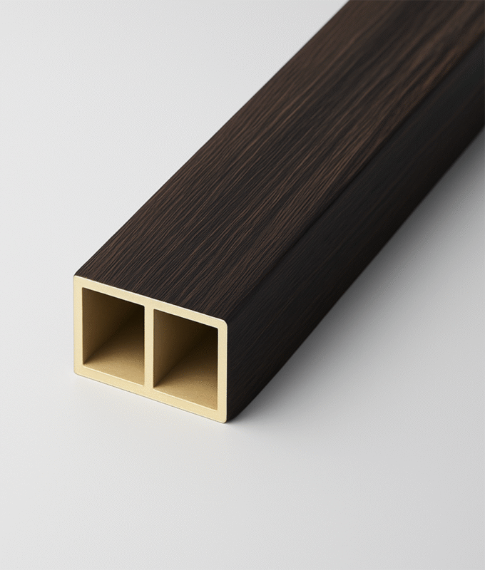 Room Divider : Walnoot Dark Brown - 10 × 5 × 300 cm