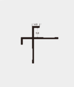 Hoekprofiel – Buitenzijde – Aluminium - Afbeelding 2