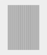 METAAL PANEEL stripe licht grijs - 280 x 110cm