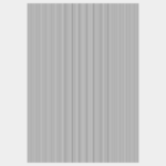 B-keus-METAAL PANEEL stripe grijs – 280 x 110cm 5MM
