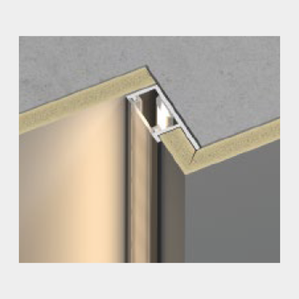 Eindprofiel – Buitenzijde – Geschikt voor LED-verlichting