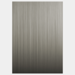 METAAL PANEEL Geborsteld Edelstaal - 280 x 110cm