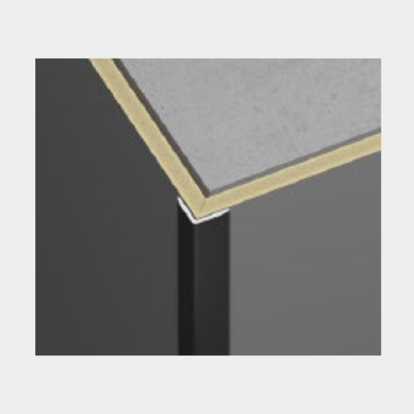 Hoekprofiel 10×10 – Buitenzijde – Aluminium