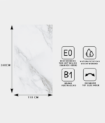 NATUURSTEEN PANEEL: Classic white - 280 x 110cm - Afbeelding 3