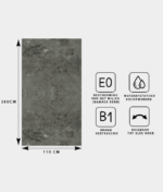 NATUURSTEEN PANEEL: Basalt grey - 280 x 110cm - Afbeelding 3