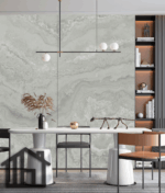 NATUURSTEEN PANEEL: Cracked light grey - 280 x 110cm - Afbeelding 2