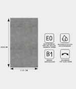 NATUURSTEEN PANEEL: Beton look grijs - 280 x 110cm - Afbeelding 5