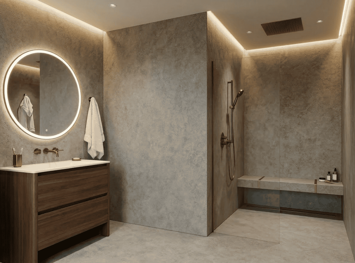 NATUURSTEEN PANEEL: Midden grijs - 280 x 110cm - Afbeelding 2