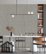 TEXTIEL PANEEL: Linnen Donker grijs - 280 x 110cm - Afbeelding 2