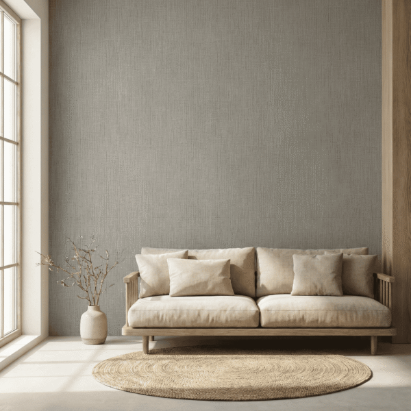 TEXTIEL PANEEL: Linnen Donker grijs - 280 x 110cm - Afbeelding 3