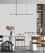 TEXTIEL PANEEL: Linnen midden grijs - 280 x 110cm - Afbeelding 2