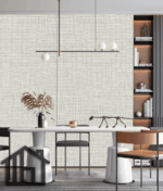 TEXTIEL PANEEL: Linnen licht grijs - 280 x 110cm - Afbeelding 2