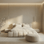 TEXTIEL PANEEL: Linnen licht grijs - 280 x 110cm - Afbeelding 3