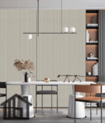 TEXTIEL PANEEL stripe naturel/grey - 280 x 110cm - Afbeelding 2