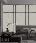 TEXTIEL PANEEL: Linnen muis grijs - 280 x 110cm - Afbeelding 3