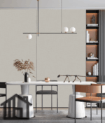 TEXTIEL PANEEL: Linnen muis grijs - 280 x 110cm - Afbeelding 2