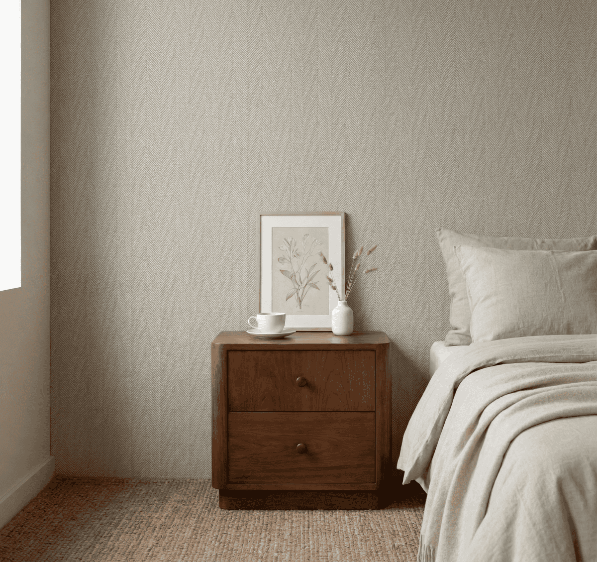 TEXTIEL PANEEL: Natuur visgraat - Afbeelding 8