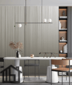 METAAL PANEEL Geborsteld Edelstaal - 280 x 110cm - Afbeelding 2