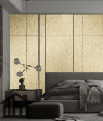 METAAL PANEEL geborsteld goud - 280 x 110cm - Afbeelding 3