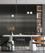 METAAL PANEEL glans zwart - 280 x 110cm - Afbeelding 2