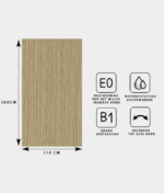 HOUT PANEEL: Eiken Lindberg yellow - 280 x 110 cm - Afbeelding 4