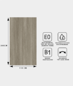 HOUT PANEEL: Eiken Light Grey wash - 280 x 110 cm - Afbeelding 6