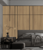 HOUT PANEEL: Walnoot light - 280 x 110 cm - Afbeelding 3