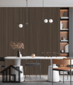 HOUT PANEEL: Eiken donker bruin - 280 x 110 cm - Afbeelding 2