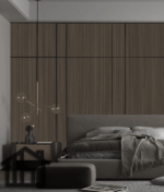 HOUT PANEEL: Eiken donker bruin - 280 x 110 cm - Afbeelding 3