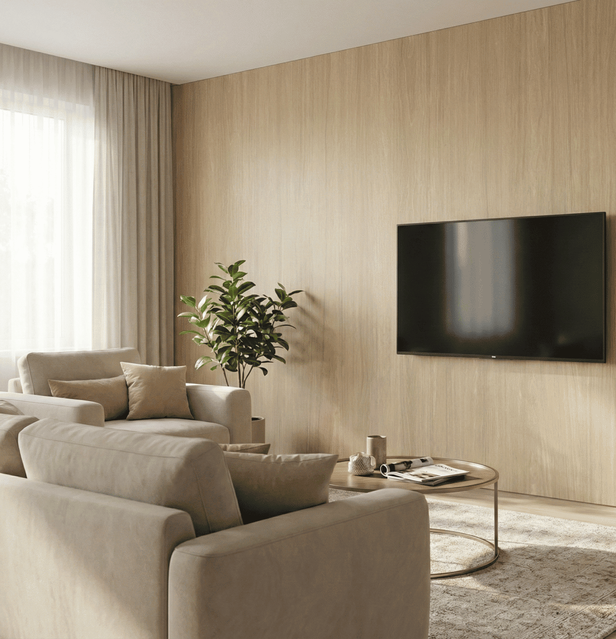 HOUT PANEEL: Essen Light 280 x 110 cm - Afbeelding 2