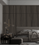 HOUT PANEEL: Walnoot Dark Brown - 280 x 110 cm - Afbeelding 3