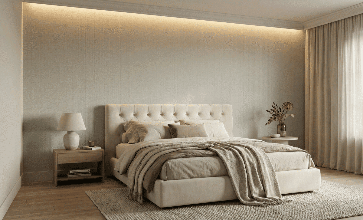 TEXTIEL PANEEL: Natuur visgraat - 280 x 110cm - Afbeelding 3