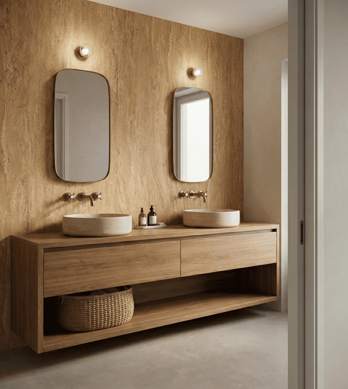 NATUURSTEEN PANEEL: Berber Camel - 280 x 110 cm - Afbeelding 2