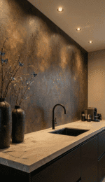 NATUURSTEEN PANEEL: Metal Rust Dark - 280 x 110 cm - Afbeelding 2