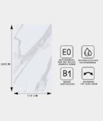 NATUURSTEEN PANEEL: Marble Silver - 280 x 110 cm - Afbeelding 2