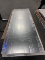 B-keus-Metaal spiegel glans 280 x 110 5MM