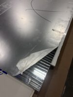 B-keus-Metaal spiegel glans 280 x 110 5MM - Afbeelding 2