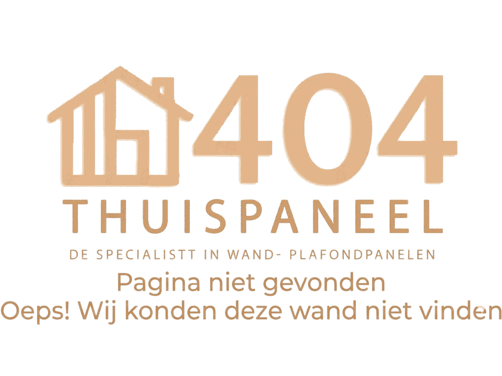 404 Pagina | thuispaneel