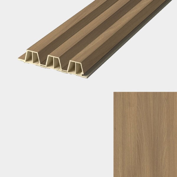 LATTEN PANEEL: Walnoot light – L280 X L21,5 X B4,5 cm