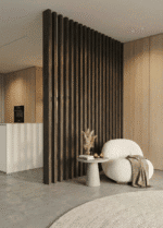 ROOM DIVIDER: Walnoot Dark Brown